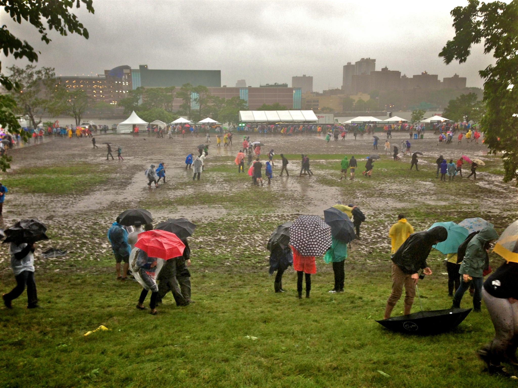 Auf der Flucht vor dem Regen