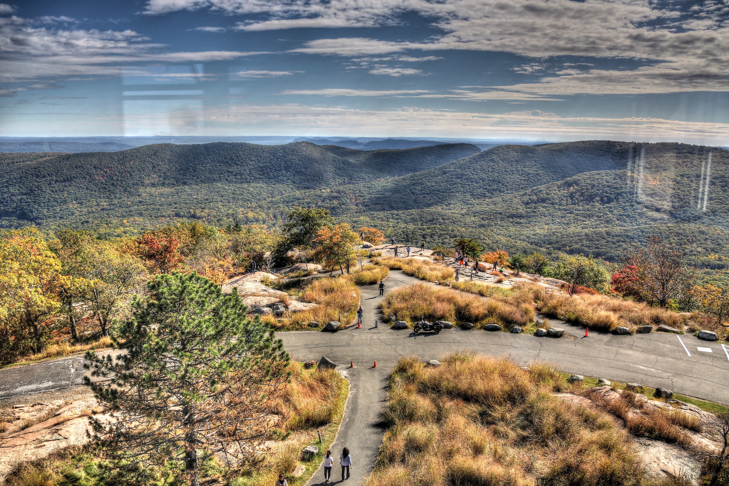Die Aussicht vom Bear Mountain