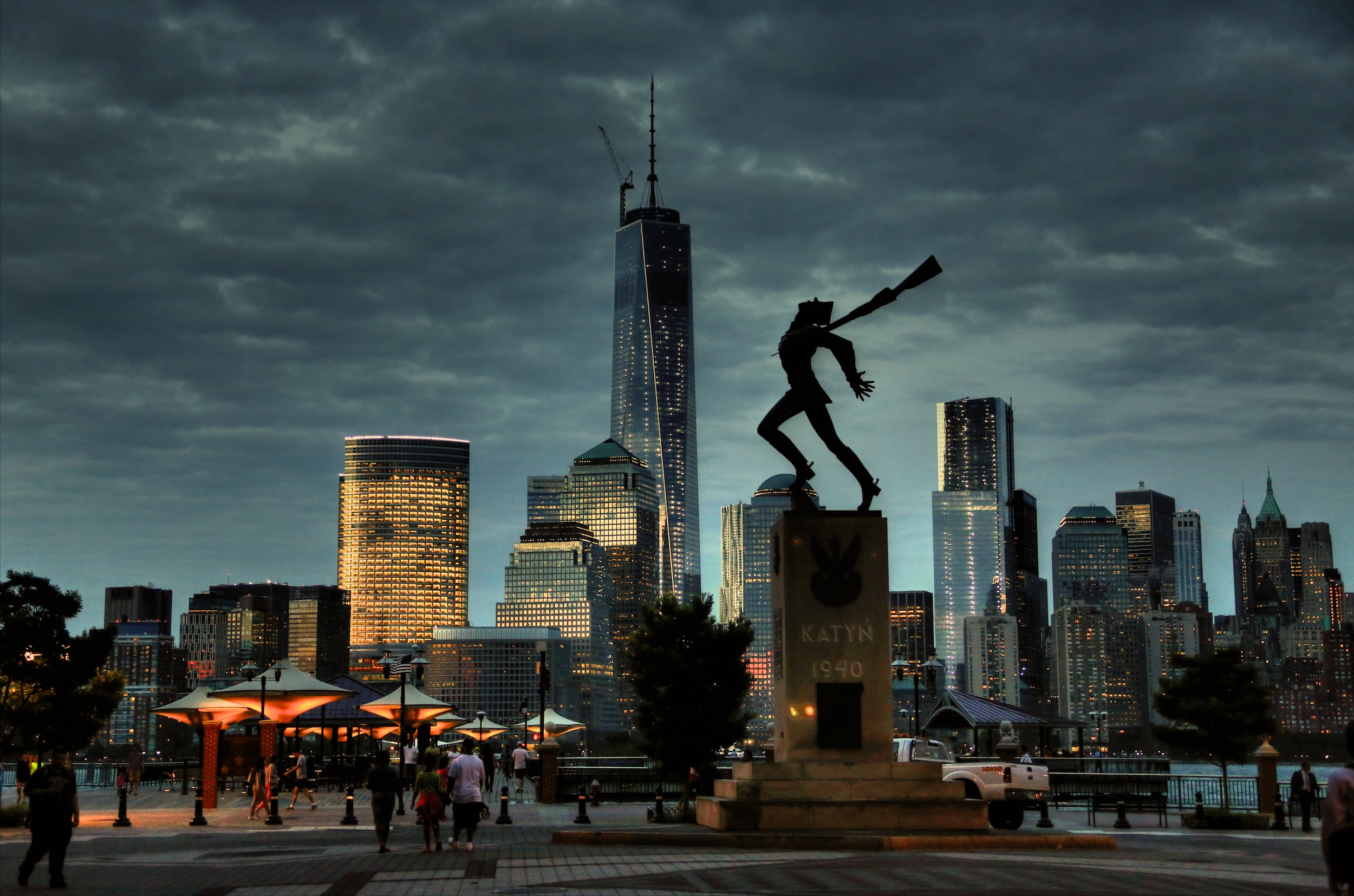 New York von New Jersey aus gesehen