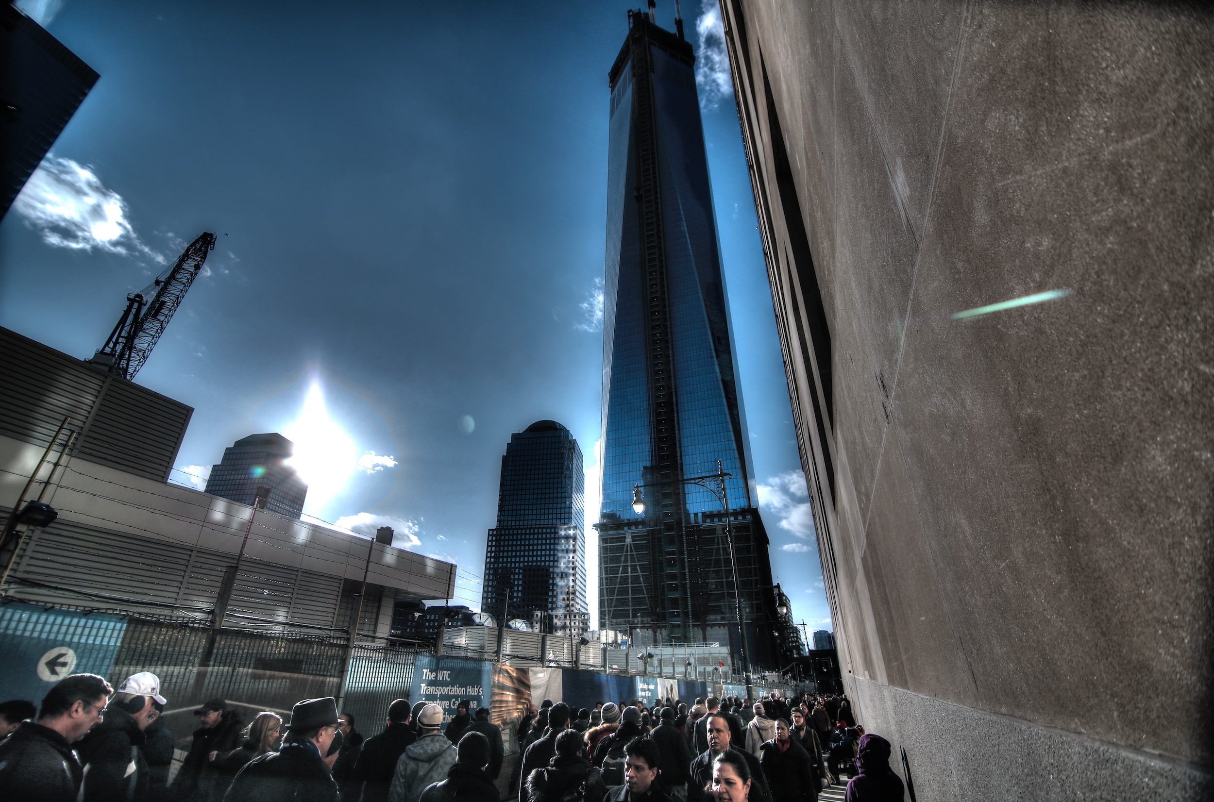 Rein in die Stadt der Verrückten - Path Station beim 1WTC